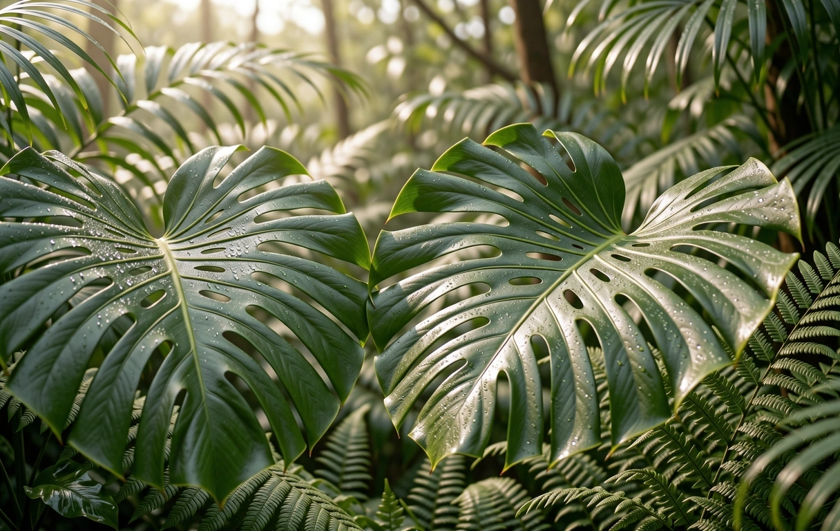Natural Indonesian botanical environment